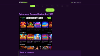 Thumbnail of spinmama777.com