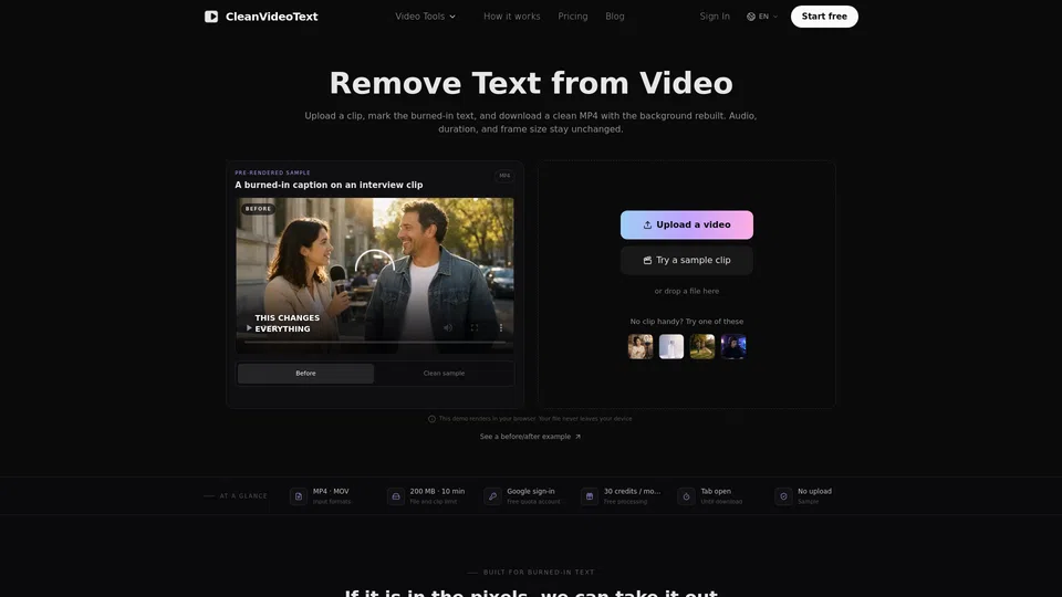 Site preview