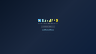 Screenshot of birdmmo.com