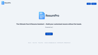 Thumbnail of resumpro.com