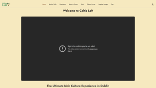 Screenshot of celticloft.com