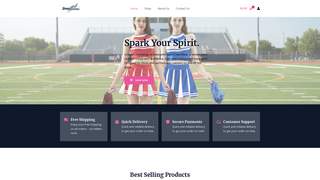 Thumbnail of sparkcheerwear.com