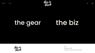 Thumbnail of thisisblack.net