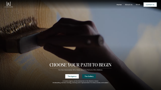 Screenshot of lionandlamb.agency