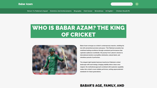 Thumbnail of babar-azam.com