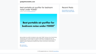 Thumbnail of gadgethomebits.com