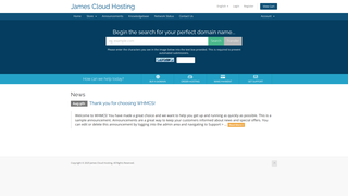 Thumbnail of jamescloudhosting.com