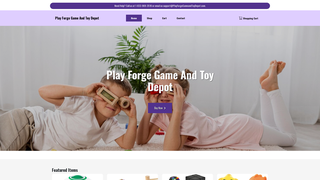 Thumbnail of playforgegameandtoydepot.com