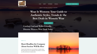 Thumbnail of wearitwestern.com