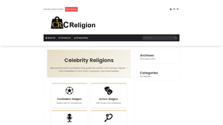 Thumbnail of celebrityreligions.com
