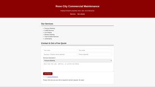 Thumbnail of rosecitycm.com