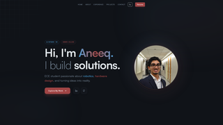 Screenshot of aneeq.dev