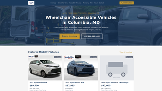 Screenshot of applemobilityvehicles.com