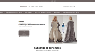 Thumbnail of covercozy.com