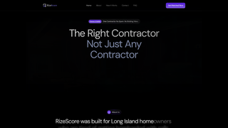 Screenshot of rizescore.com