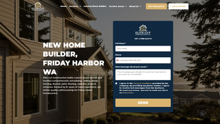 Screenshot of elitecutconstruction.com
