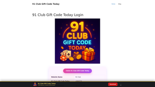 Thumbnail of 91clubgiftcodetoday.com