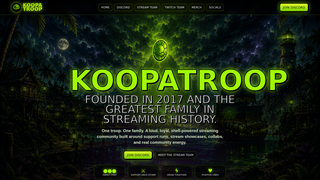 Screenshot of koopatroop.com