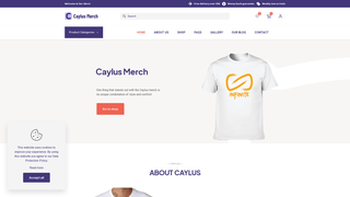 Thumbnail of caylusmerchstore.com