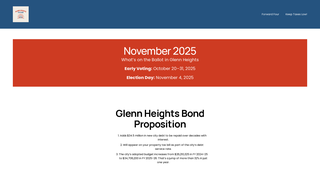 Thumbnail of glennheightsfuture.com