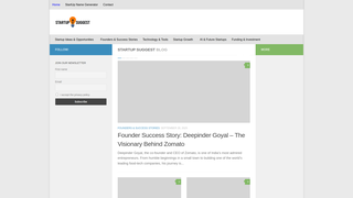 Thumbnail of startupsuggest.com