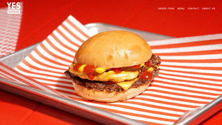 Screenshot of yesburger.uk