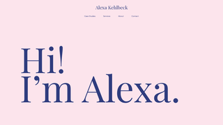 Thumbnail of alexakehlbeck.com