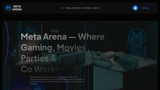 Screenshot of themetaarena.com