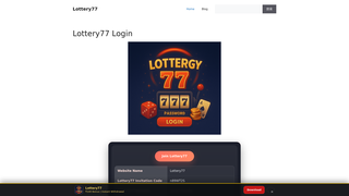 Thumbnail of lottery77in.com