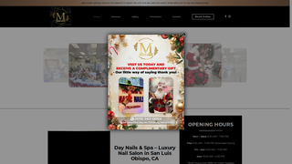 Screenshot of daynailspa.com