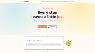 Screenshot of trailofjoy.ca