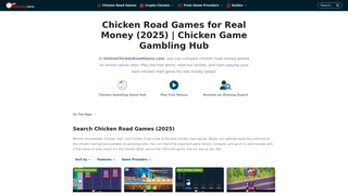 Thumbnail of onlinechickenroadgame.com