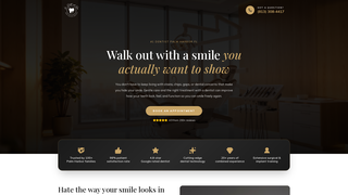 Screenshot of palmharbordentalclinic.com