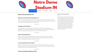 Thumbnail of notredamestadiumin.com