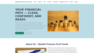 Thumbnail of wealthfinancefirstfunds.com