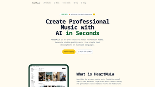 Screenshot of heartmula.net