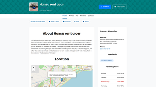 Thumbnail of hansurentacar.com