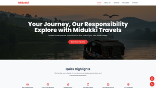 Thumbnail of midukkitravels.com