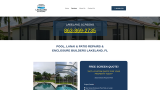 Thumbnail of lakelandscreens.com