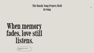 Screenshot of heldinsong.org