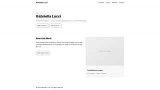 Thumbnail of gabriellalucci.com
