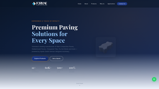 Screenshot of fortunepavers.com