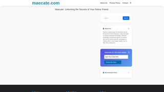 Thumbnail of maecate.com