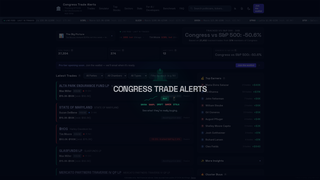 Screenshot of congresstradealerts.com