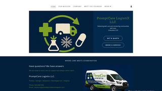 Thumbnail of promptcarelogistix.com