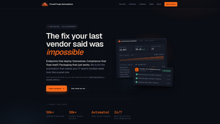 Screenshot of cloudtoward.com