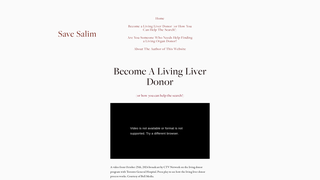 Thumbnail of savesalim.com