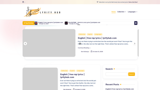 Thumbnail of lyrifyhub.com