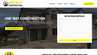Thumbnail of onewayconst.com
