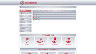 Screenshot of buyjpyglobal.com